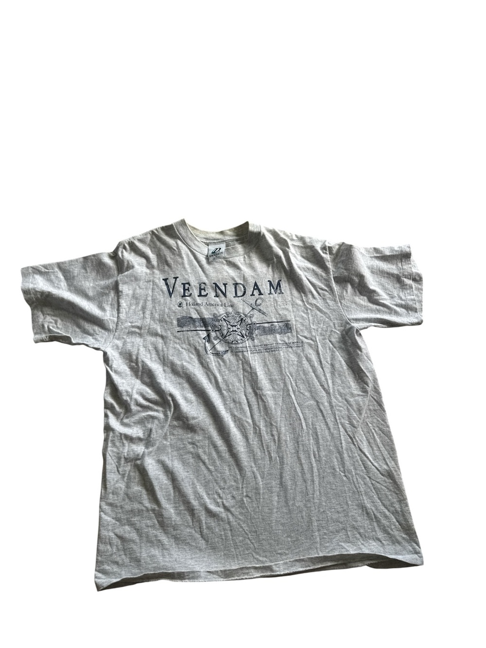 Vintage Brendan Grey Graphic Tee - Men’s Casual Shirt single stitch
